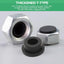 Tapón goma silicona forma T 3-3/8 pulg impermeable