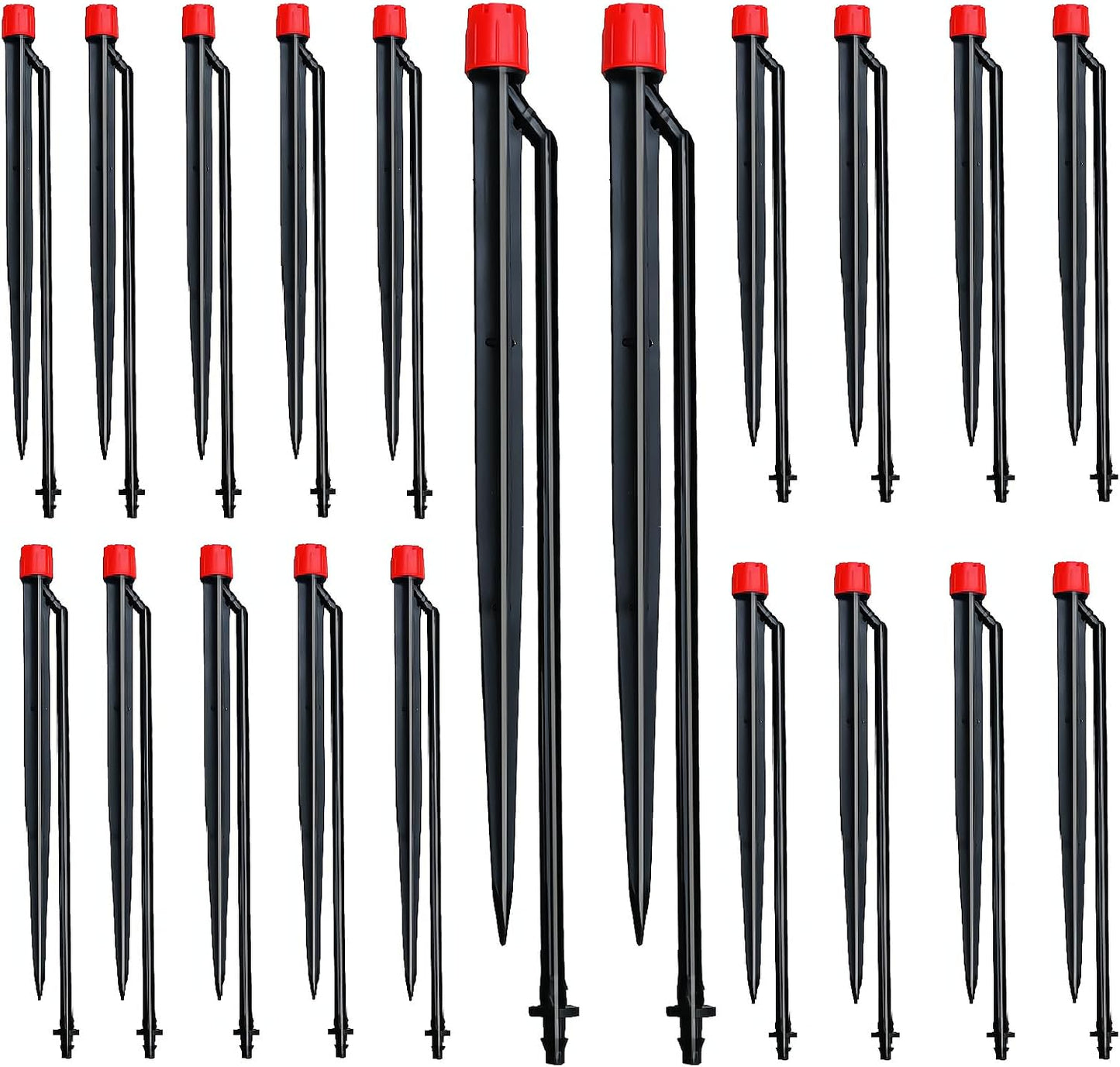 Cabezales riego goteo ajustables 7" emisores 1/4"