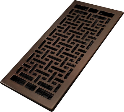 Registro piso oriental 6x14pulg acabado bronce cepillado