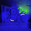 Letrero neón arándanos decoración pared luces LED frutas