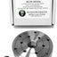 Placa torno madera acero 4pulg 1x8tpi RH con s fijacion