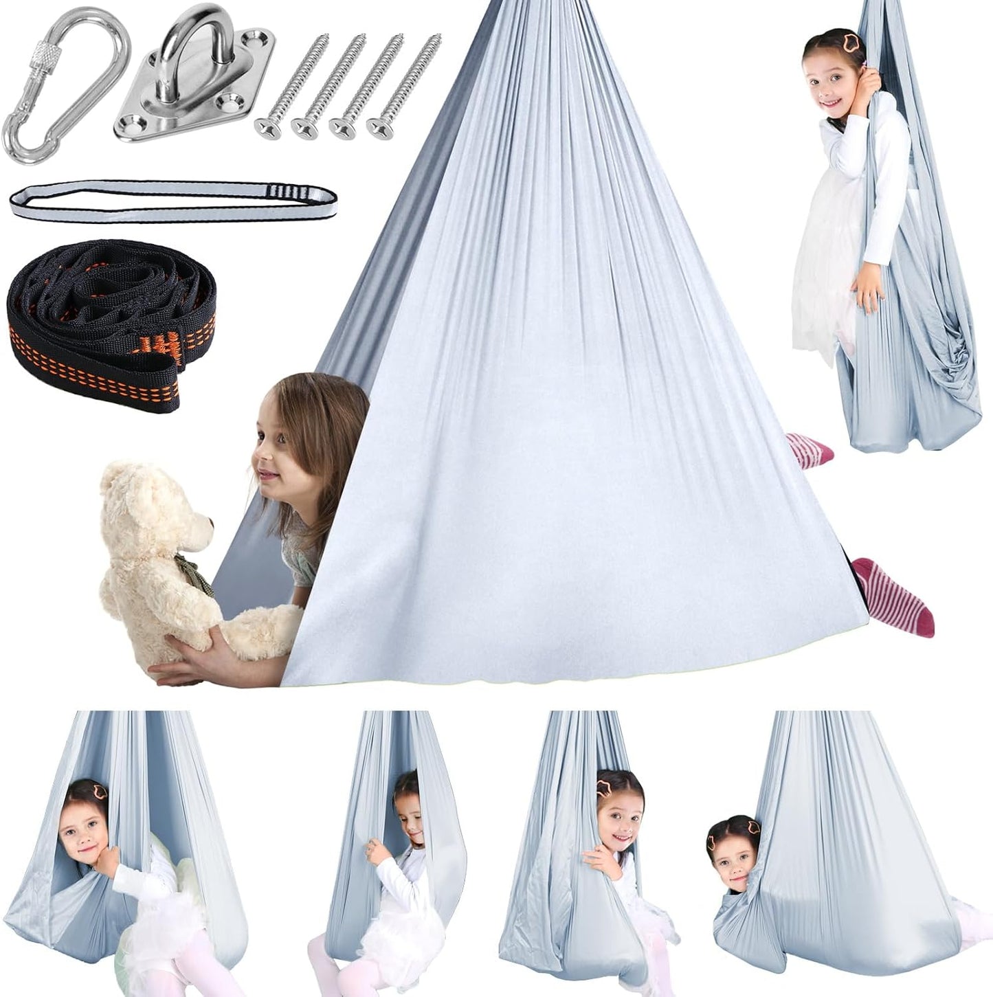 Columpio sensorial para niños y adultos con TDAH y autismo