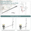 Convertidor barra drenaje baño extensor 6.64pulg