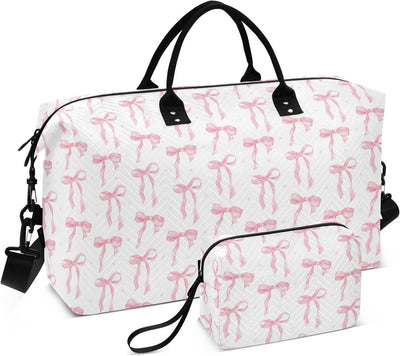 Bolsa de viaje para gimnasio con bolsa de aseo Arco rosa