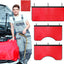 4 Pzas Protector Magnético Guardabarros Cuero con Bolsa SUV/Sedán