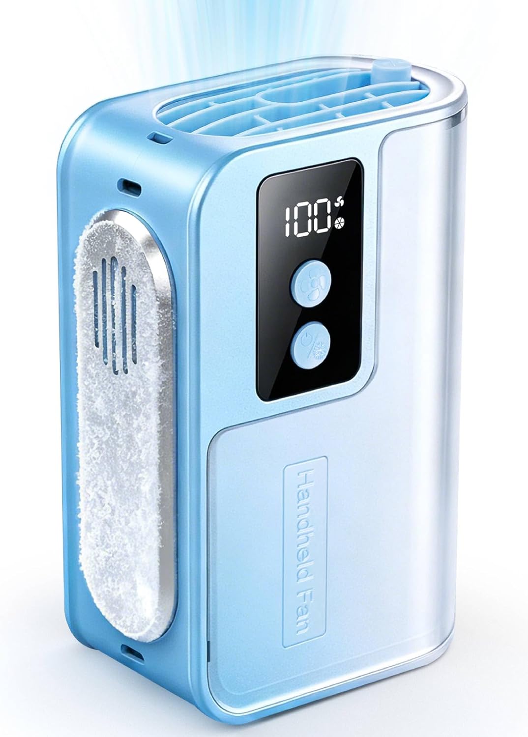 Ventilador mano portátil 4000mAh 100 velocidades 20h batería