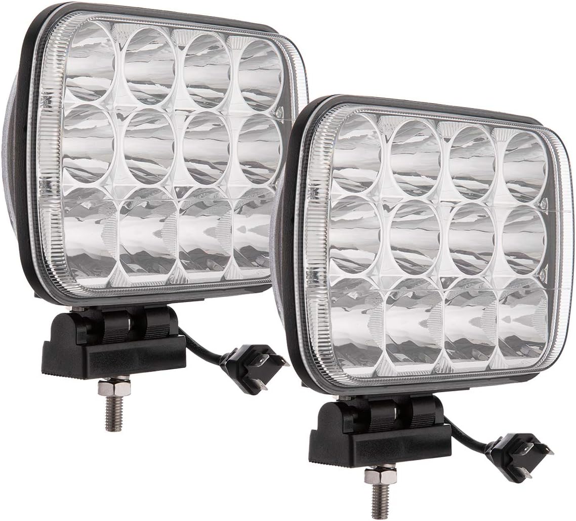 Luz conducción auxiliar 5x7" 60W 6000K blanco natural IP69