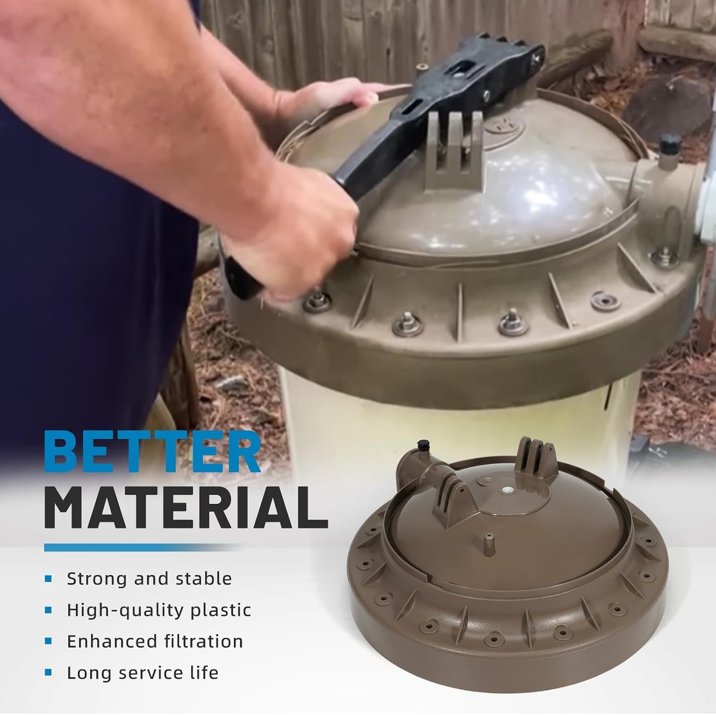 Cabezal filtro con válvula repuesto Hayward Perflex EC65