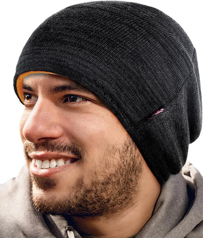 Gorro punto forro polar reversible resistente viento