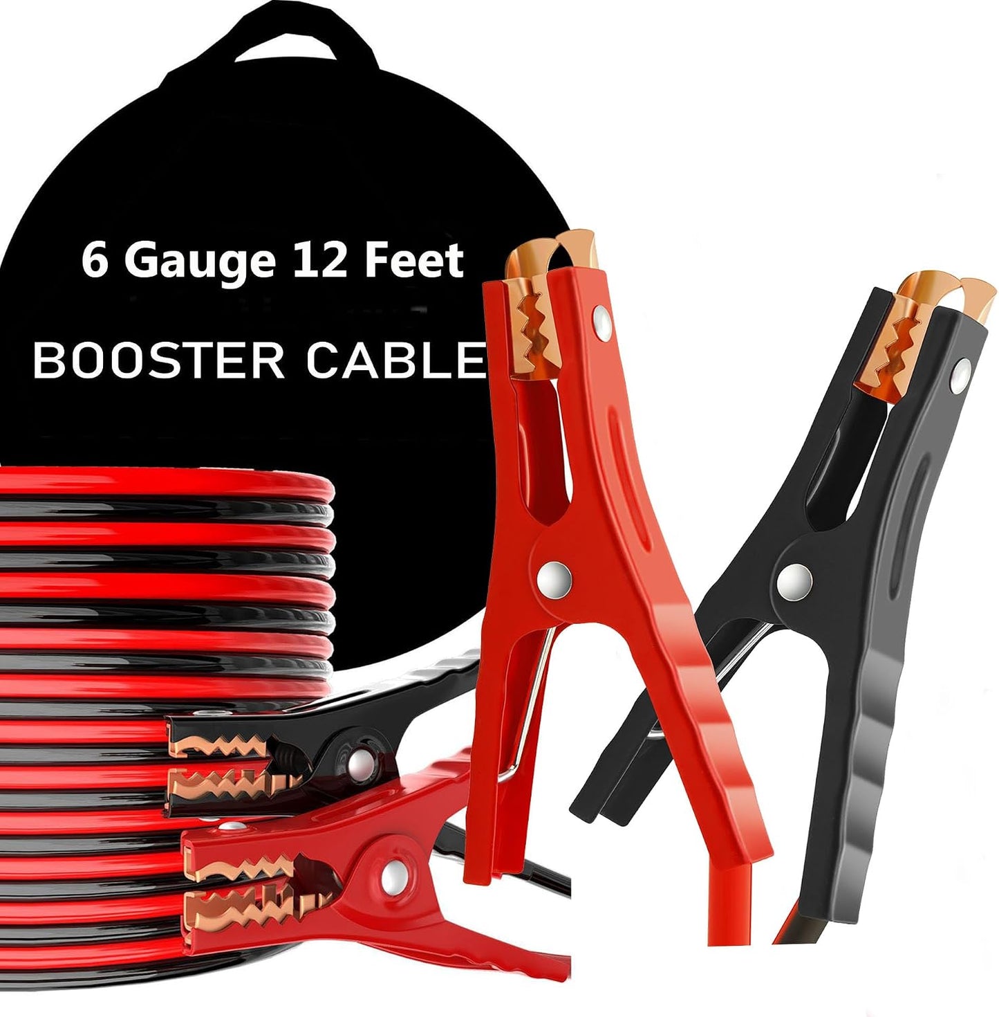 Cable puente auto 12ft para SUV y camiones alta resistencia