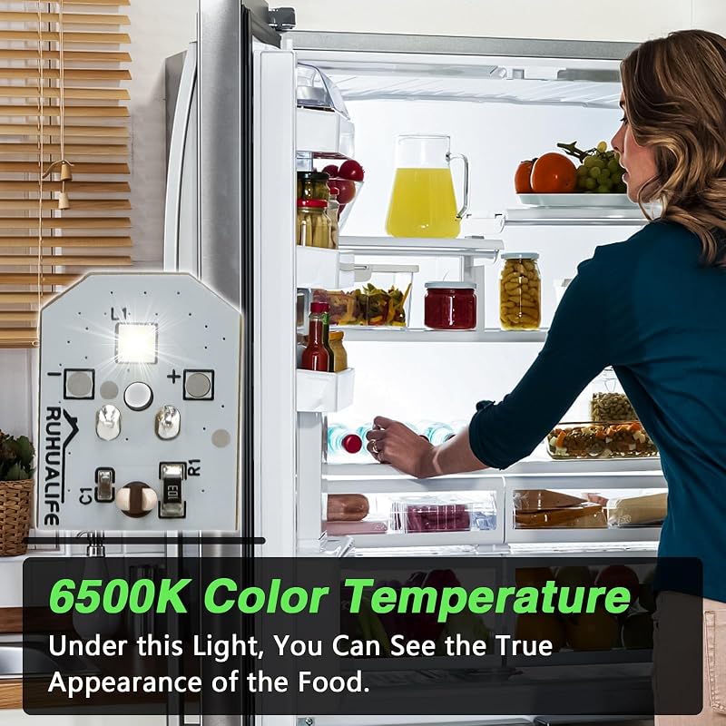 3 Pzas Luces LED para Refrigerador Comp GE