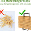 Organiz. perchas apilable pack 2 soporte 110 perchas alambre