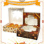 Cajas galletas con ventana 12pzas 8x8x2.5pulg