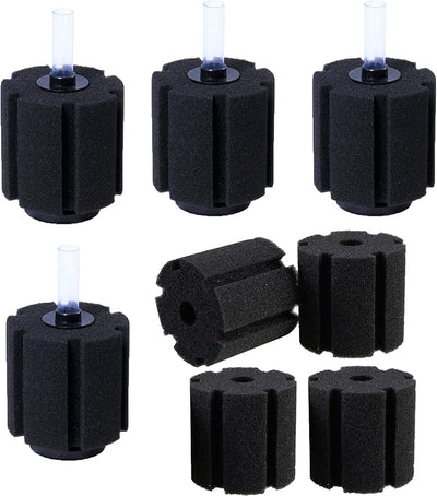Filtro esponja bio acuario 60gal pack 4 pzas reemplazo