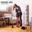 Set 2 escobas recogedor 52pulg autolimpieza oficina casa rojo
