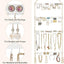 Organiz. joyas colgante macramé pared decoración bohemia