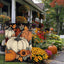 Bandera jardín calabaza otoño 12x18pulg arpillera doble cara