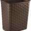 Cubo basura tejido 3.4gal color marrón 18 Uds