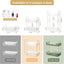 Organiz. encimera baño 2 niveles con bandeja maquillaje