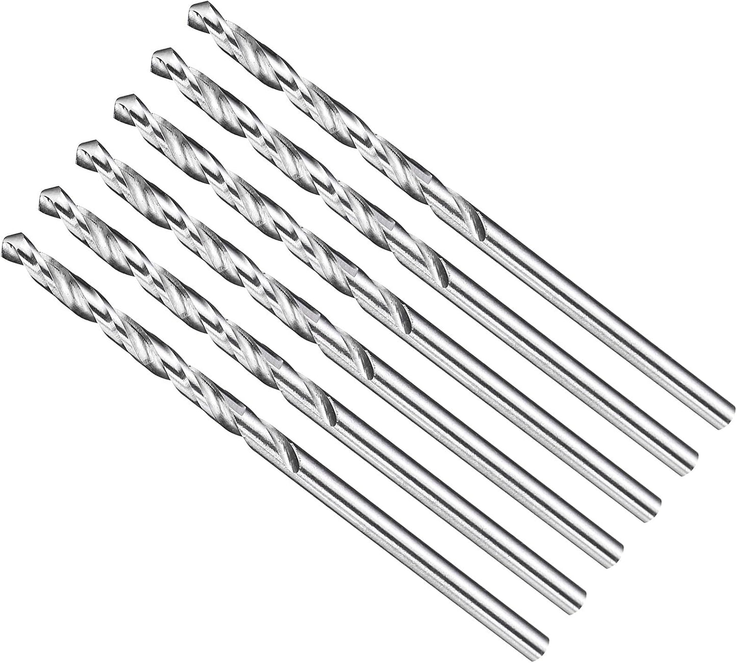 Broca 1.5mm 6 Pzas Acero Velocidad Alta 118° para Madera Plástico