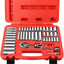 Set 44 Pzas Llaves SAE y Métricas Trinquete 90 Dientes Acero