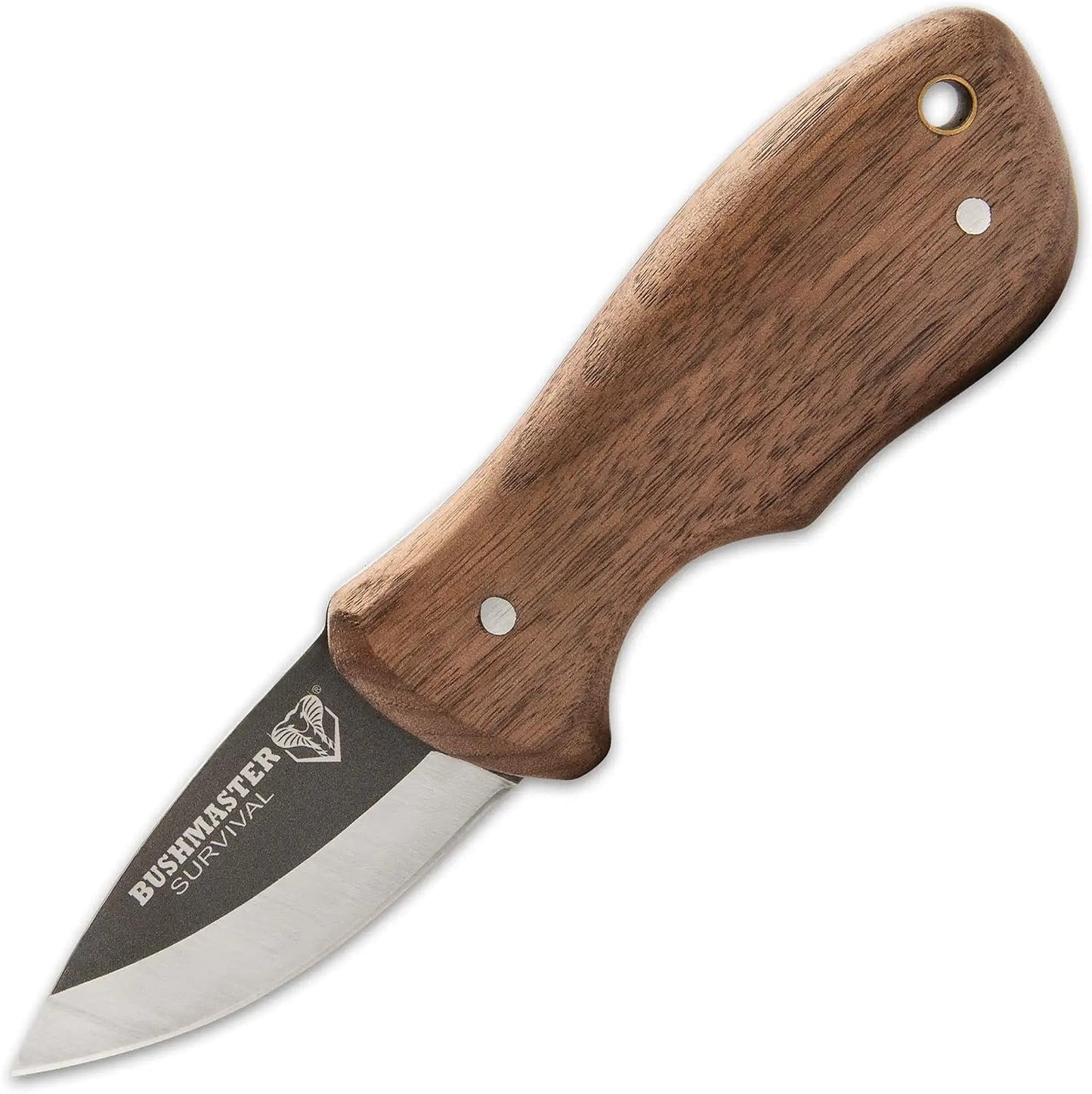 Cuchillo acero carbono mango madera 6 3/8pulg