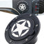 Tapa gas negra estrella comp Wrangler JK 07-17