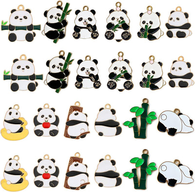 Charms de metal y esmalte para joyas coloridas