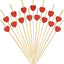 Palillos bambú 4.7pulg para aperitivos boda san valentín