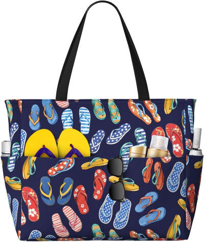 Bolsa playa mujer impermeable gran capacidad cremalleras