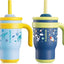 Vaso acero inox para niños con asa dinosaurio