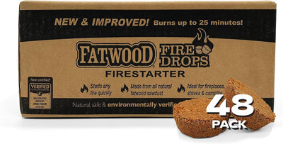 Encendedores de fuego Fatwood 48 unidades