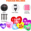Corazones inflables iluminados para San Valentín 8 pies
