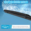 Escobillas trasero 10pulg Jeep Compass 18-24 Chevy Orlando 12-14