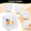Caja plástico cupcakes 12 pzas transparente 3.5"