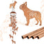 Campanas viento metal decoración jardín regalo Bulldog