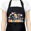Delantal mujer floral 2 bolsillos cocina regalo navidad
