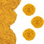 Camino mesa gasa bohemio amarillo mostaza 35x120pulg