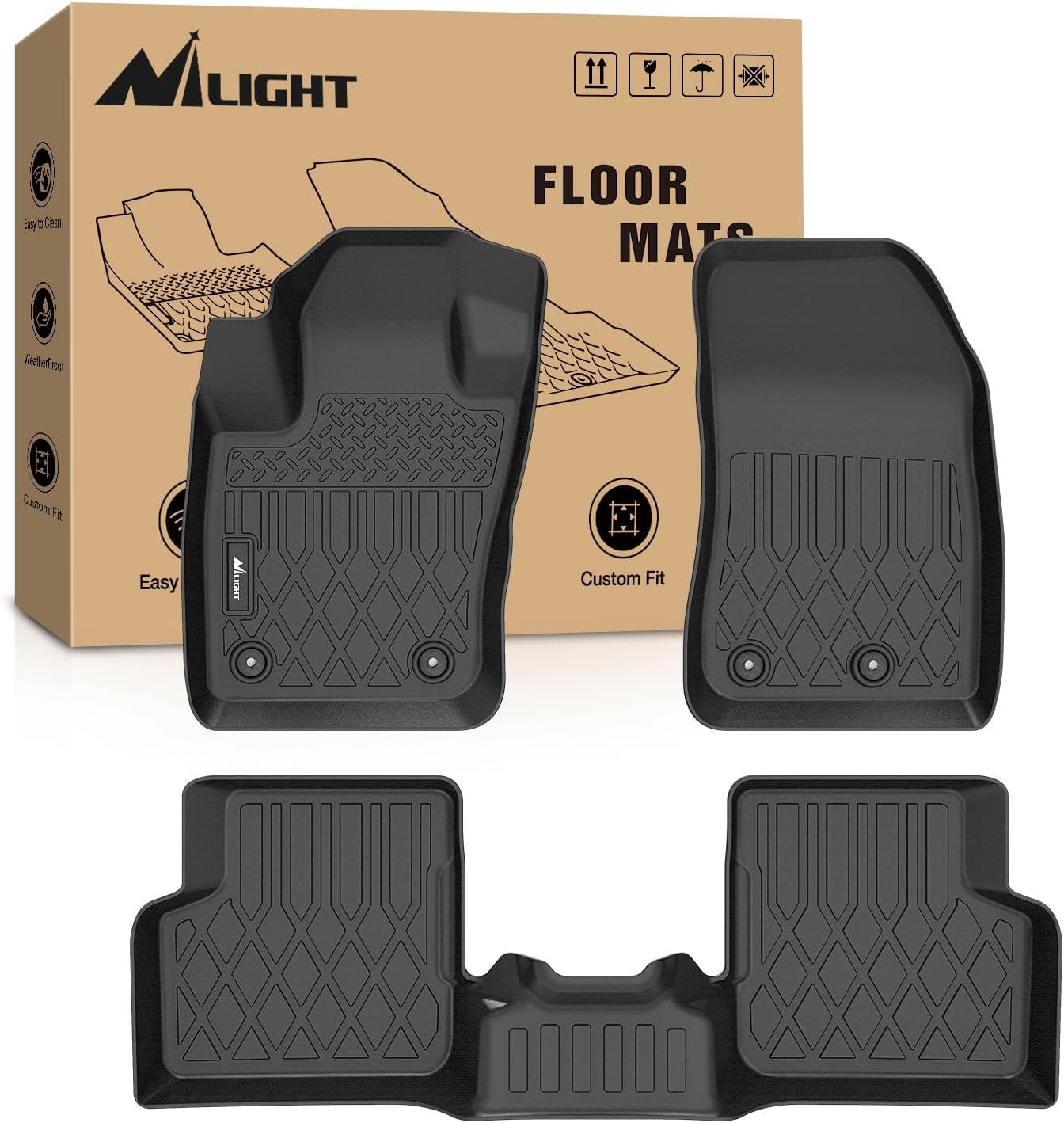 Alfombrillas TPE Jeep Renegade 15-24 resistente clima