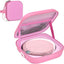 Funda portátil reproductor CD con cinturón rosa