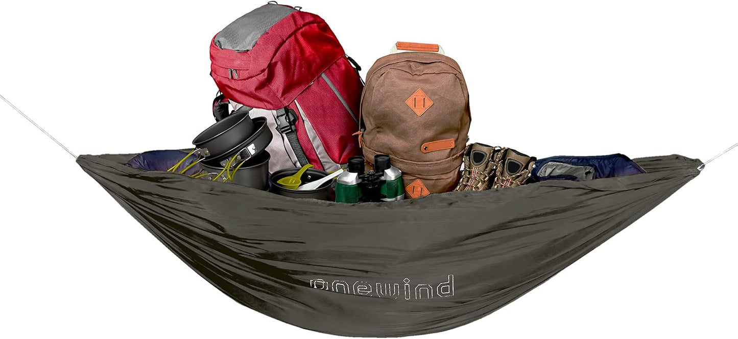Hamaca portátil almacenamiento accesorios camping