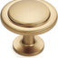 25 Pzas Pomos Gabinete 1-1/4pulg Color Bronce Champán