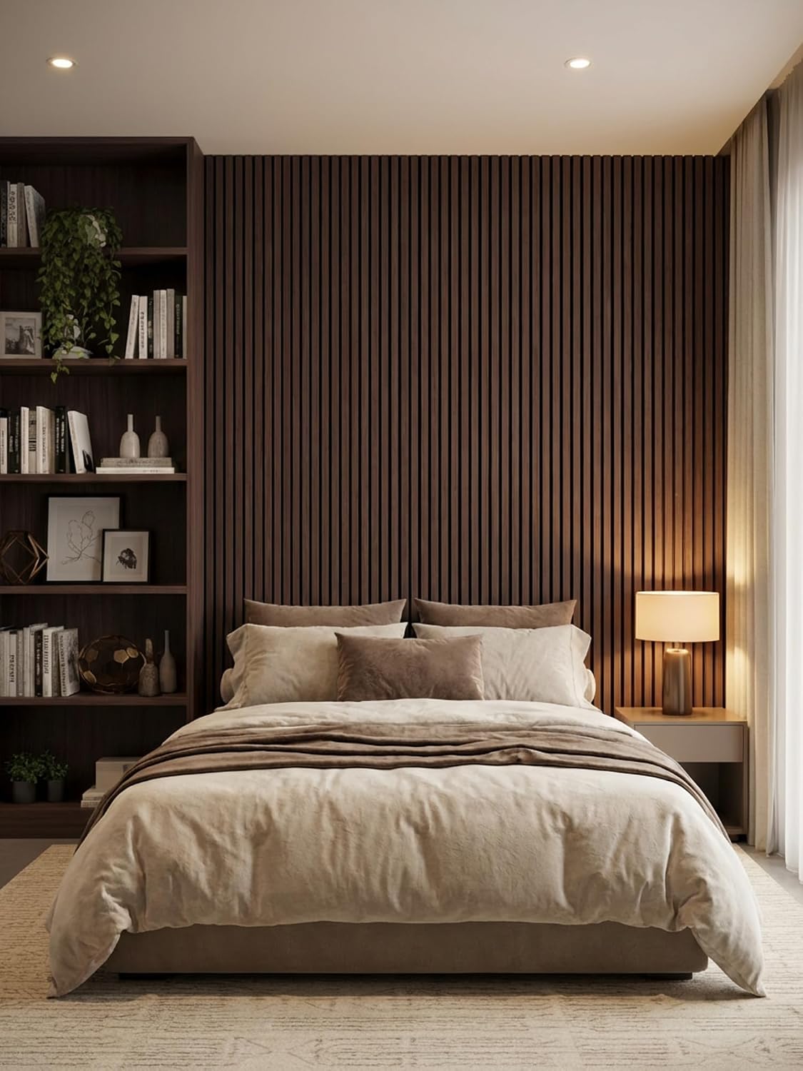 Paneles madera pared diseño acústico versátil