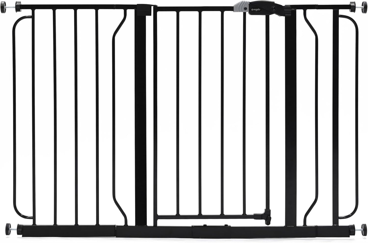 Puerta bebé ancha 49pulg extensión 4-12pulg set 4 color