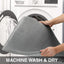 Tapete baño antiderrap gris 20x32" espuma viscoelástica