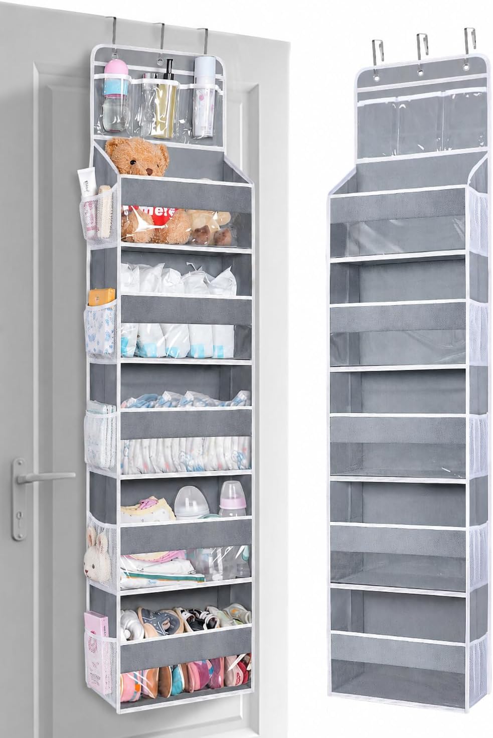 Organiz. puerta con 5 bolsillos plegable dormitorio