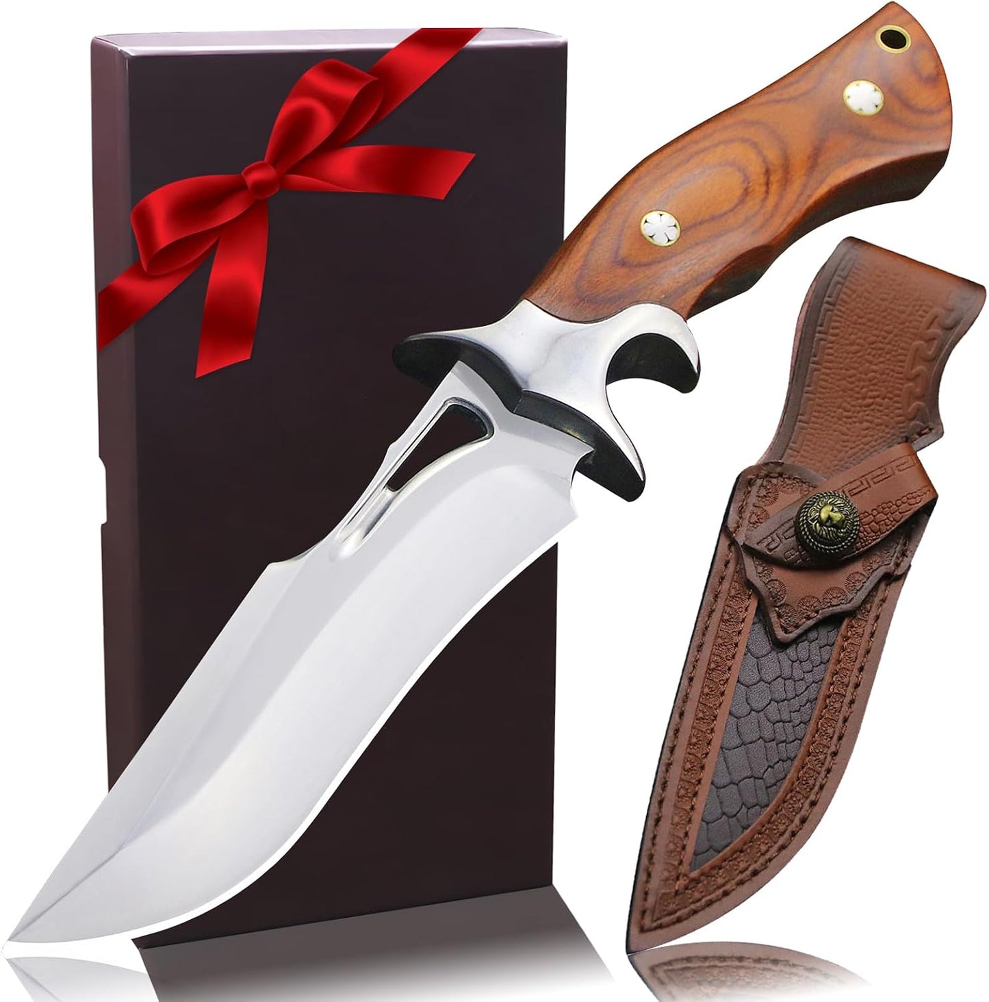 Cuchillo caza M390 10.4" vaina para EDC supervivencia