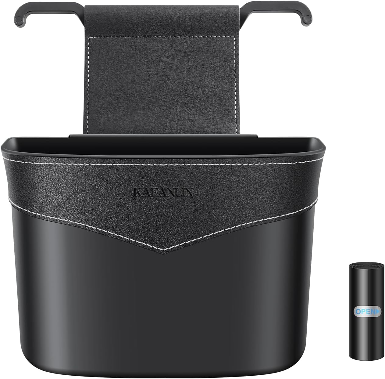 Cubo basura mini para auto y hogar con bolsa plástico