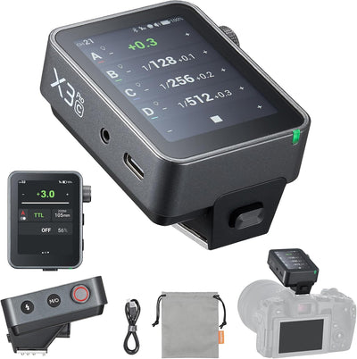Disparador flash X3Pro para Canon 2.4 GHz Bluetooth