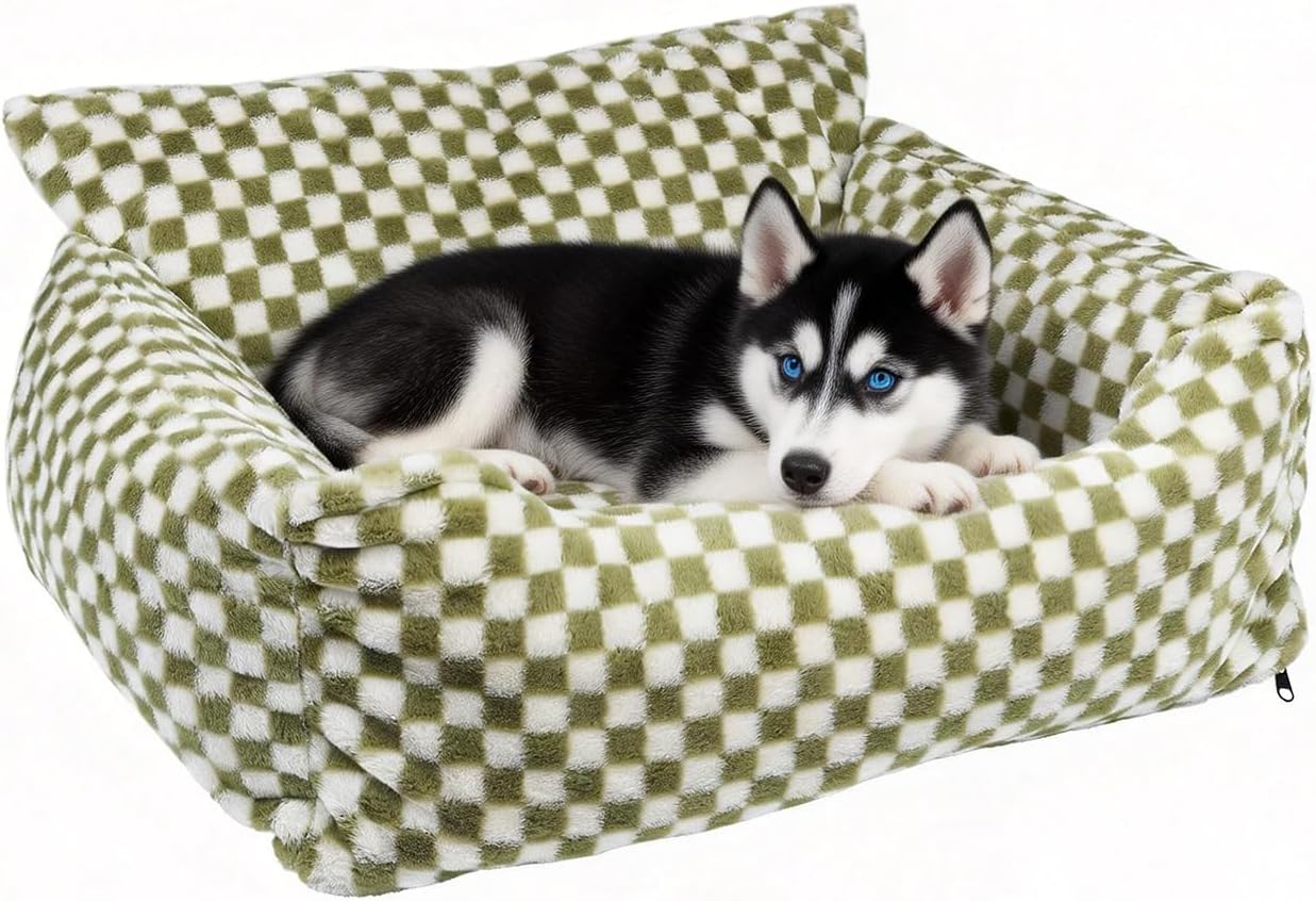Cama perros forro polar funda extraible antideslizante